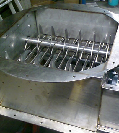 Industrial lump crusher in stainless steel