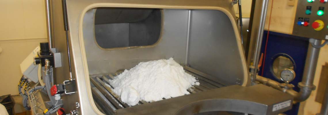 semi automatic bag dump station bulk powders 