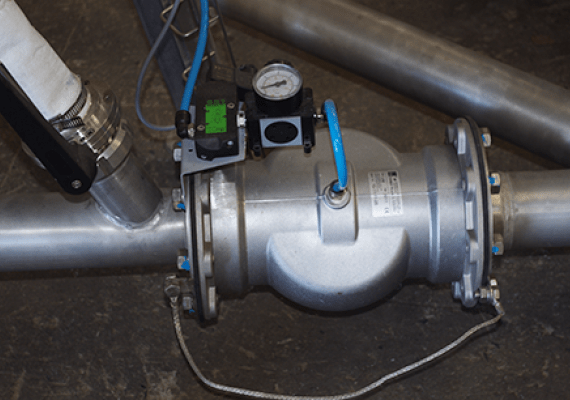 pinch valve pneumatic conveying