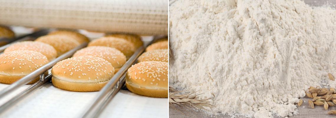 Flour bakery processing lines 