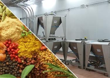 Production line for spices 