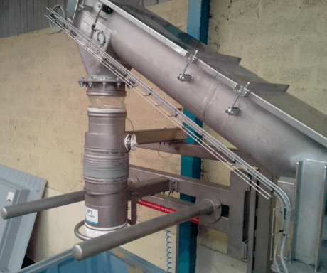 auger screw conveyor big bag filling