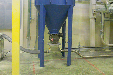 dust collection rotary valve