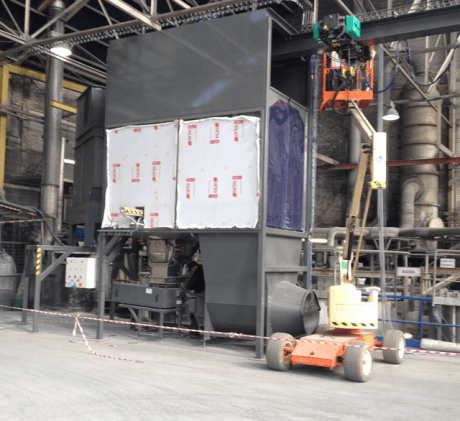 high rate fibc unloader bulk materials handling 
