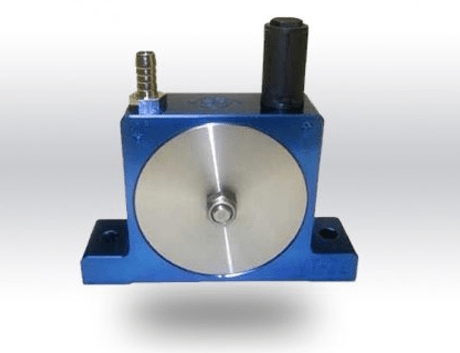 rotary ball vibrator on vibratory conveyor