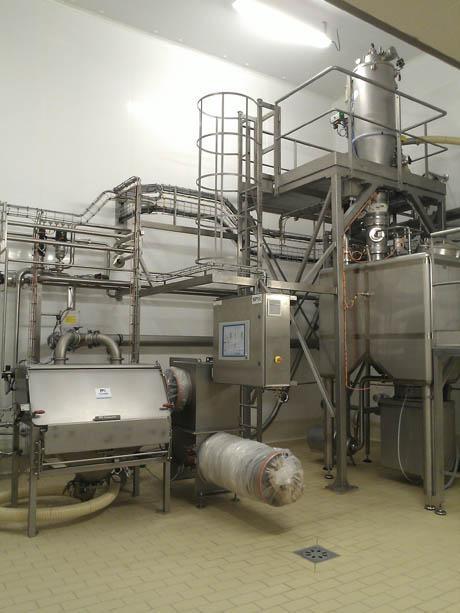bag dump station dust collector food industry