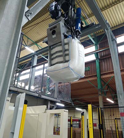 Fully automatic big bag discharger