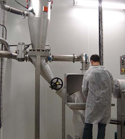 Vacuum conveying system - Palamatic Process