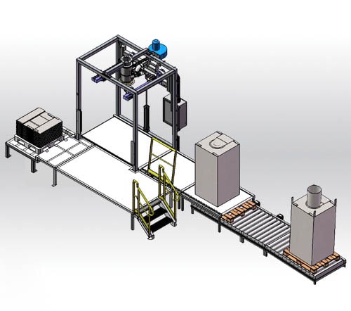 big bag filling line with sugar