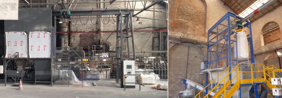 Big bag discharger - Bulk and powder handling