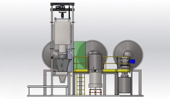 Frozen fruit production line