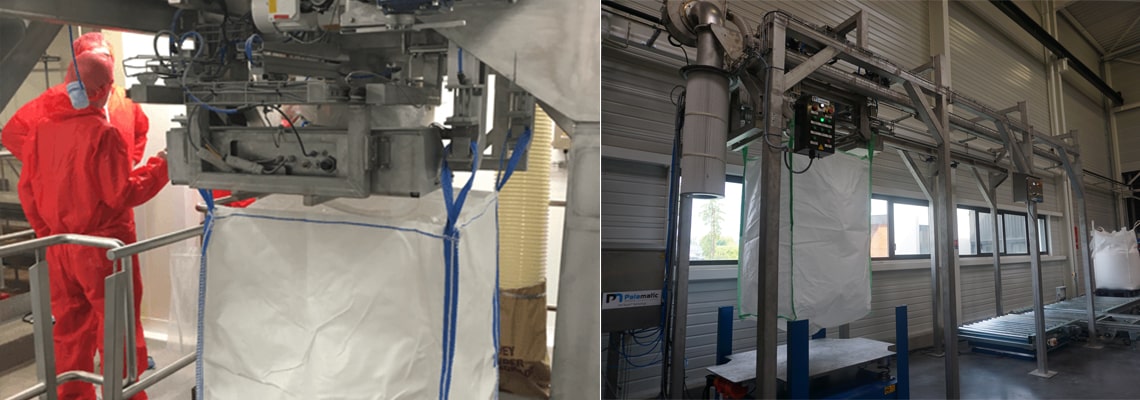 Bulk bag filling system - Bulk powder handling 