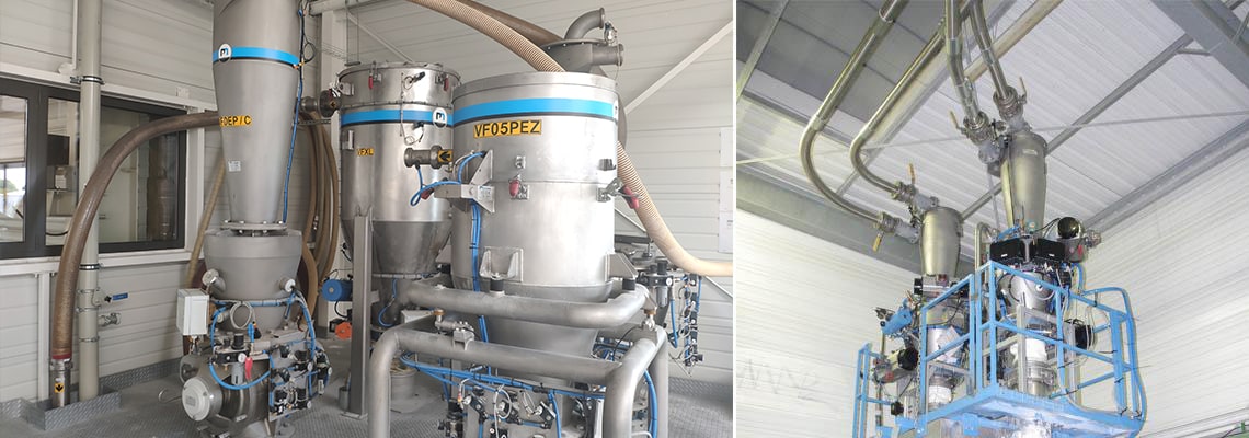 Pneumatic conveying Palamatic Process bulk handling