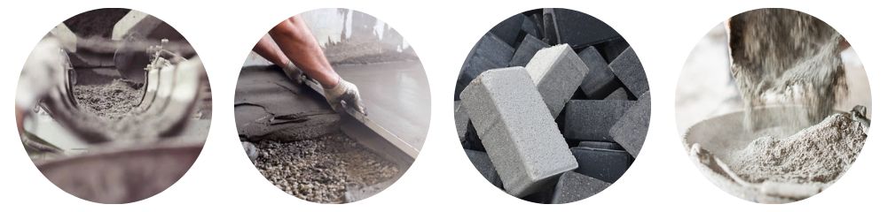 Industrial applications cement powder