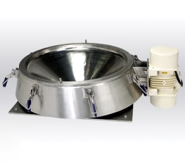 Vibratory sieve without mesh screen