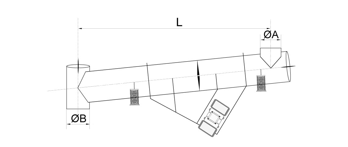 layout vibrating conveyor powder handling