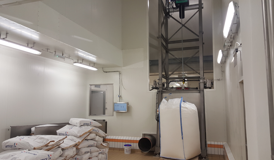 milk powder filling system palamatic process