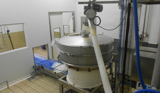 palamatic process sack filling skid feed
