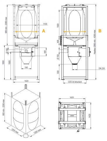 Vidange big bags chargement chariot Palamatic Process