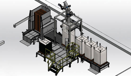 Remplissage big bag FlowMatic 04 Palamatic Process