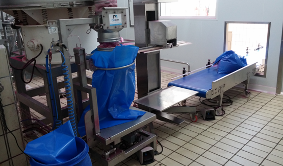 sack filling skid animal nutrition palamatic process