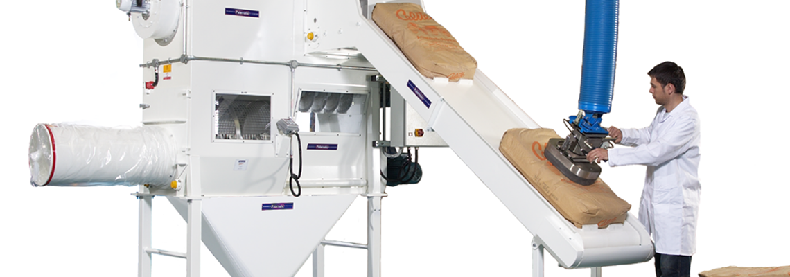 Bag manipulator - Bulk material and powder handling 