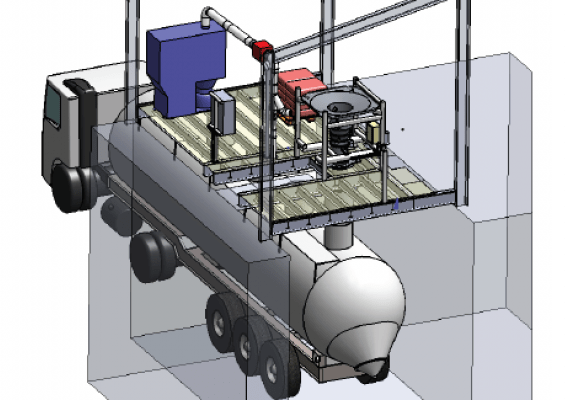 big bag filling system raw material processing line