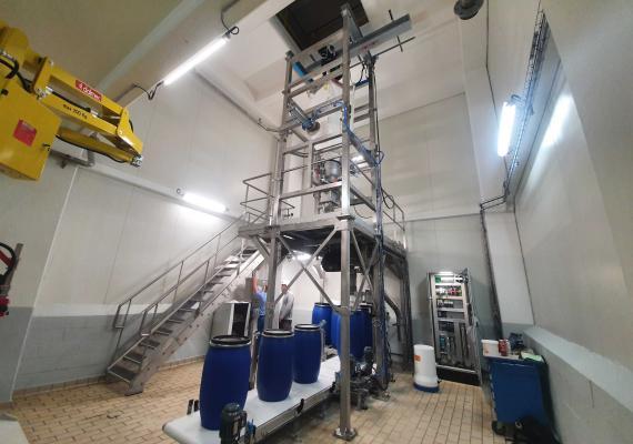 Trémie d'Alimentation sur Doseur Palamatic Process