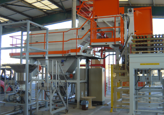 automatic sack discharging vaccum lifter