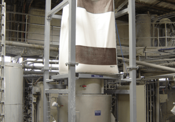 bulk bag unloader electrical powder handling