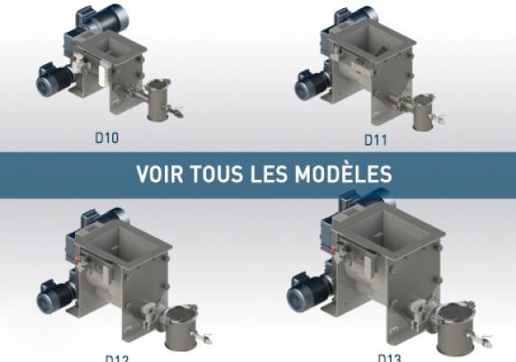 Gamme des doseurs à vis Palamatic Process