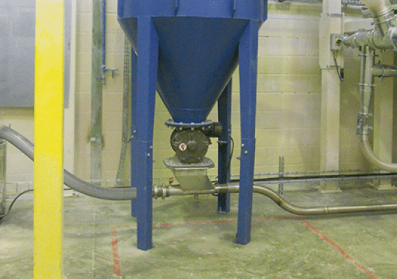 dust collection rotary valve