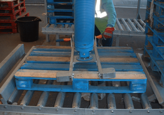 industrial manipulator pallet palamatic process