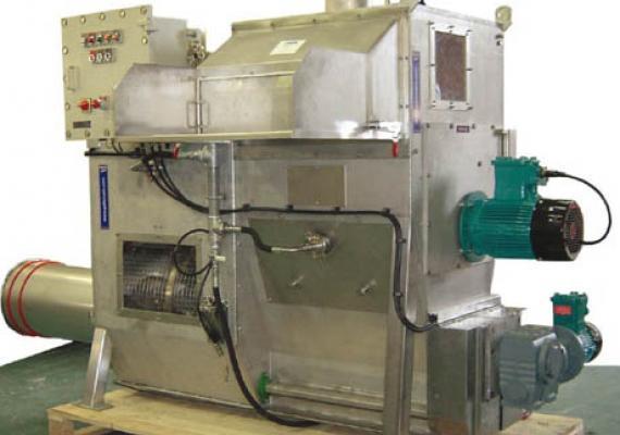 automatic sack discharging atex