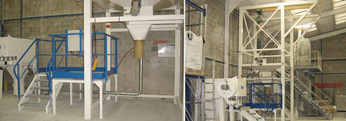 Bulk bag discharger - Powder and bulk handling