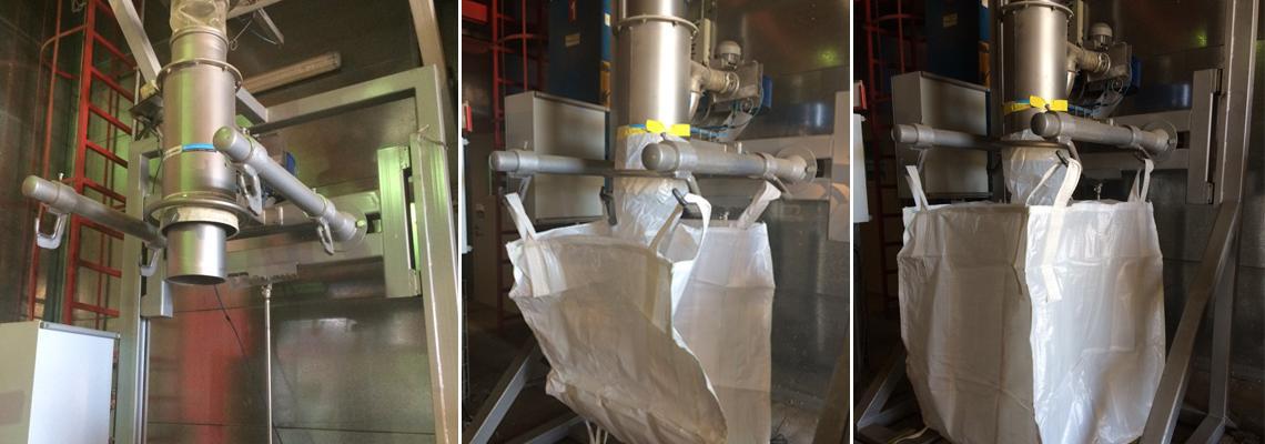 Bulk bag filling system - Bulk powder handling 