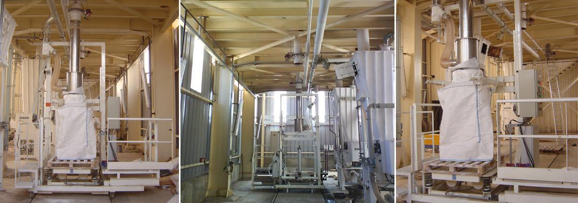 Bulk bag filling system - Bulk powder handling 