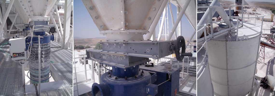 Granulates conveying line - Bulk materials