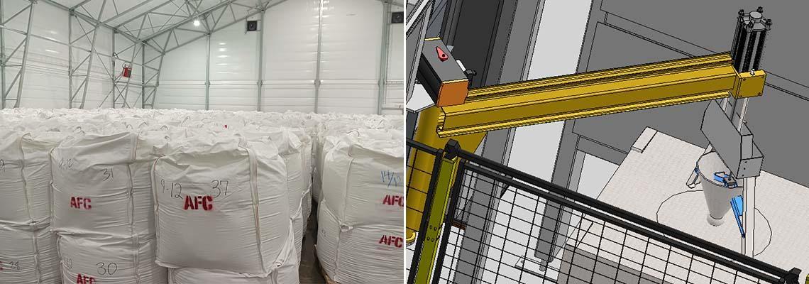 Bulk bag handling 