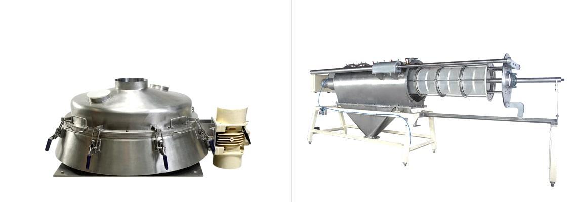 Differences between vibrating and centrifugal sieves