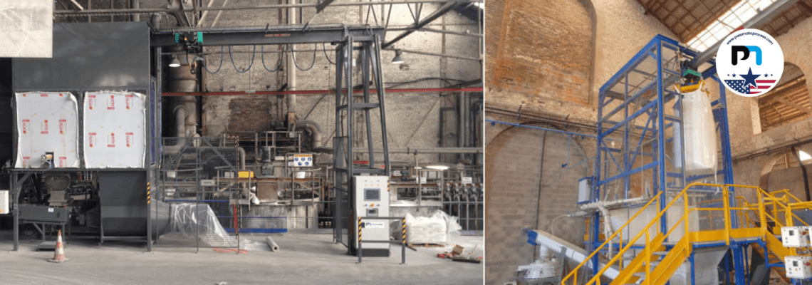 Hygienic formulation line for infant powders