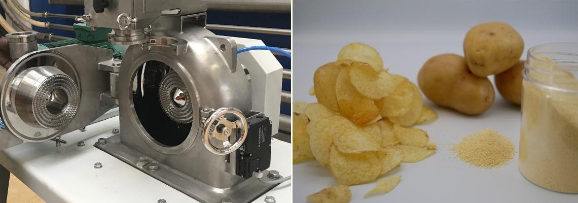 Potato flakes milling line