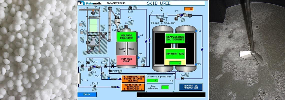 urea dissolution skid fro adblue production