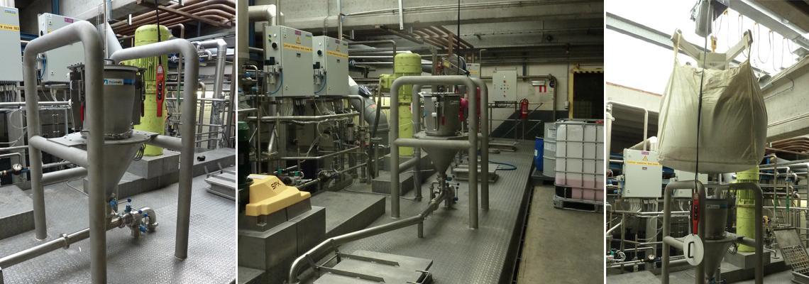 Bulk bag discharger - Powder handling