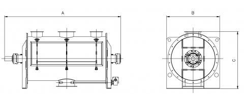 Ribbon mixer hopper - Bulk materials and powder handling 