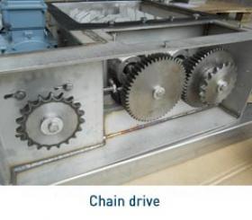 Chain drived lump breaker