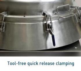 Total free quick release clamping