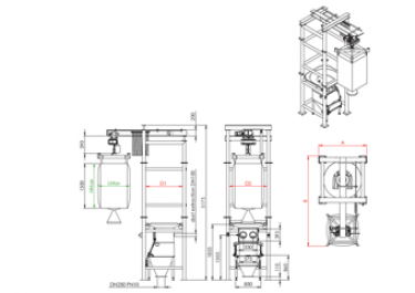 Big bag discharging - Bulk and powder handling