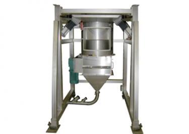 Bulk bag discharger compactor - Powder and bulk handling