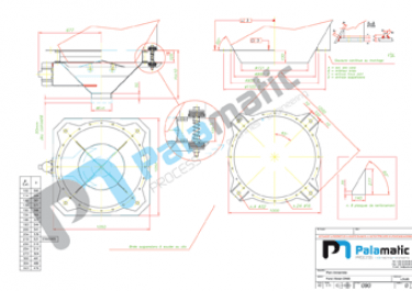 Bin activator drawing - Bulk material and powder handling 